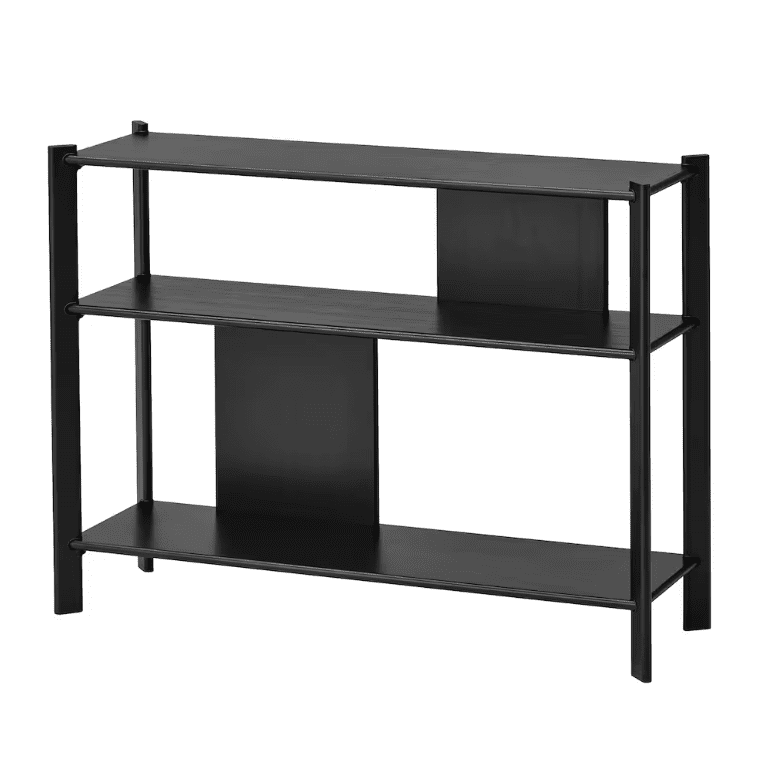 JÃƒâ€žTTESTA Side table, black, 95x30 cm